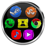 colorful nbg icon pack free android application logo